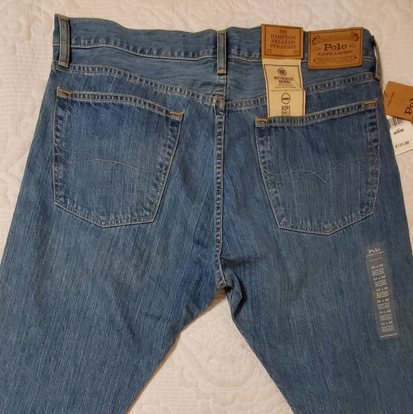 Polo Ralph Lauren Denim Jeans,Men Size 35W 30L - Picture 1 of 10